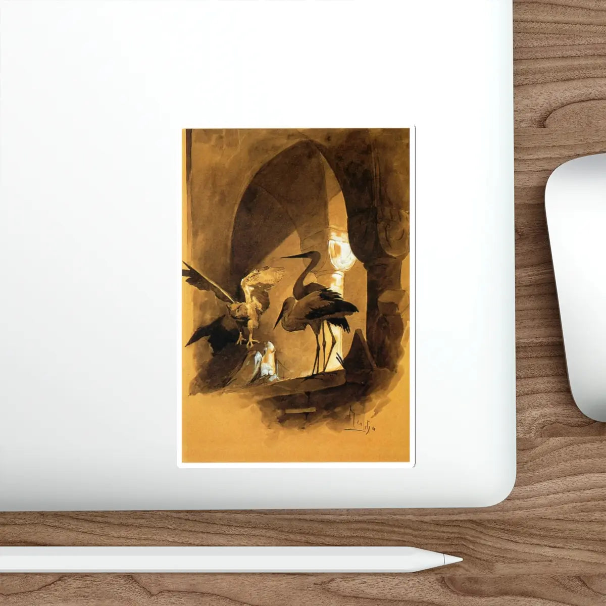 SKU:26510263818275786048 Sticker types:White Shape:Die-Cut Sizes:6" × 6"