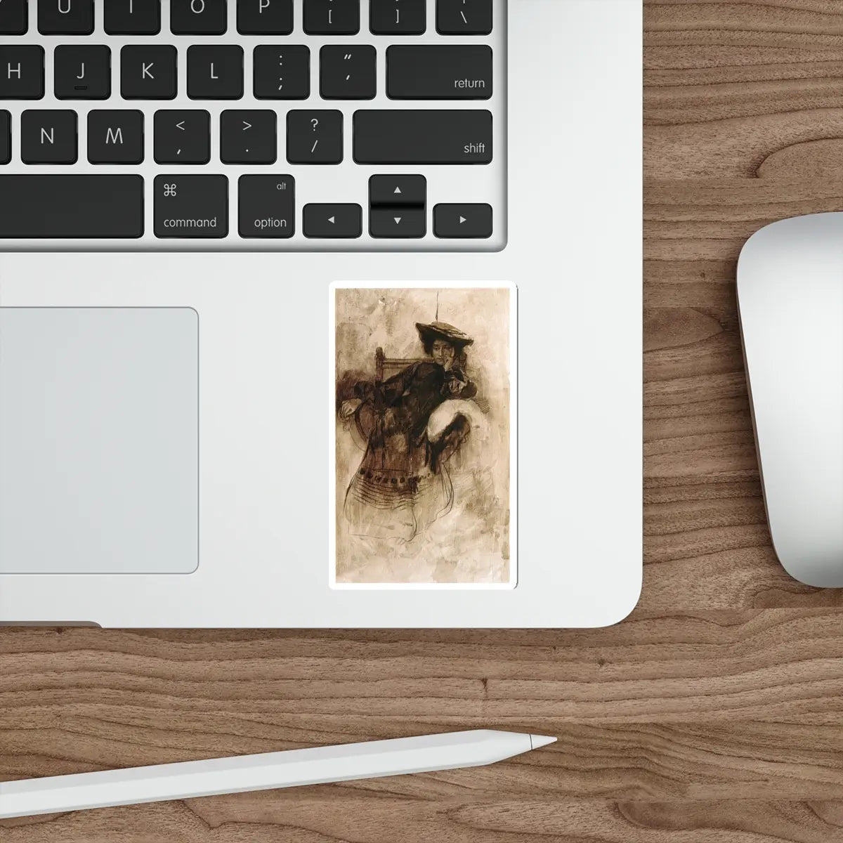 SKU:10192423324274624985 Sticker types:White Shape:Die-Cut Sizes:4" × 4"