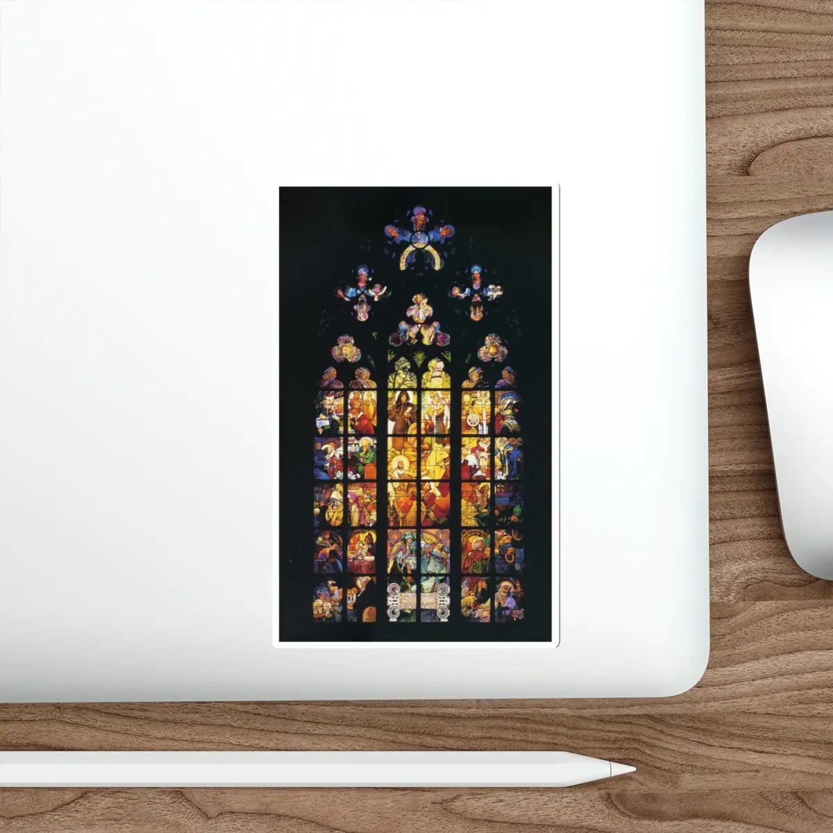 SKU:28655291304215021263 Sticker types:White Shape:Die-Cut Sizes:5" × 5"