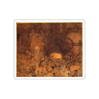 MUCHA, Alphonse Maria - 182 (Artwork) STICKER Vinyl Die-Cut Decal White Die-Cut 2 Inch - The Sticker Space
