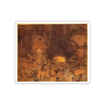 MUCHA, Alphonse Maria - 182 (Artwork) STICKER Vinyl Die-Cut Decal White Die-Cut 4 Inch - The Sticker Space