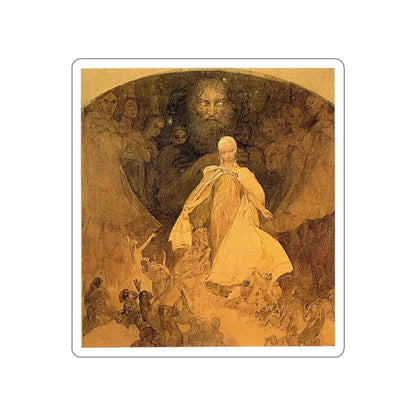 MUCHA, Alphonse Maria - 183 (Artwork) STICKER Vinyl Die-Cut Decal - The Sticker Space