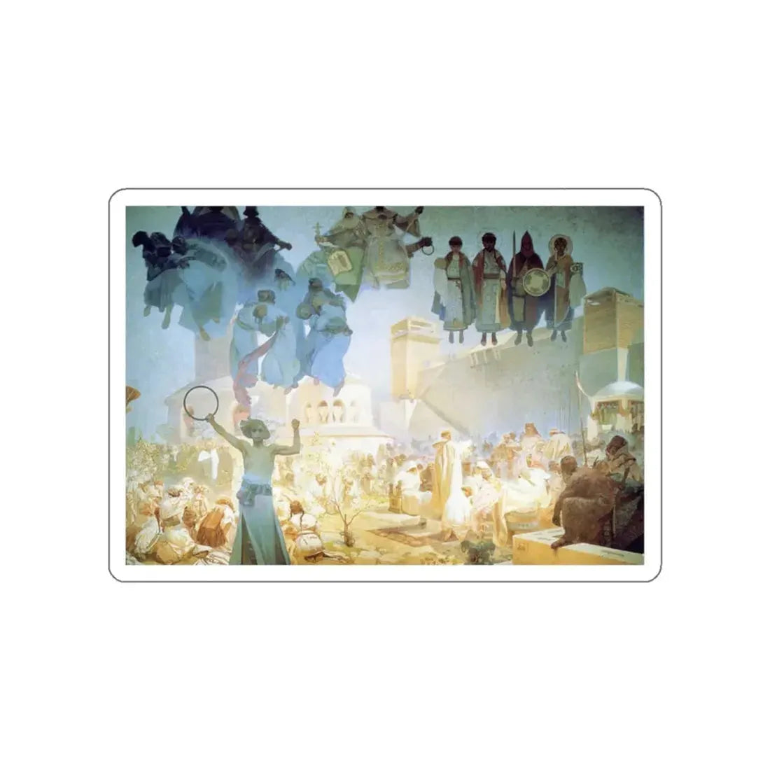 MUCHA, Alphonse Maria - 187 (Artwork) STICKER Vinyl Die-Cut Decal - The Sticker Space