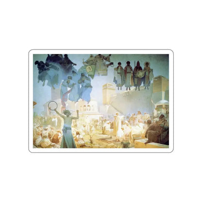 MUCHA, Alphonse Maria - 187 (Artwork) STICKER Vinyl Die-Cut Decal - The Sticker Space