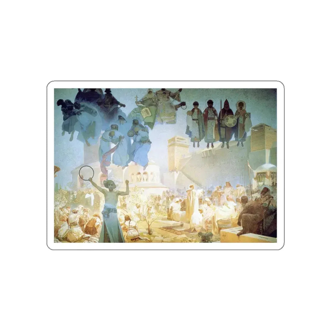 MUCHA, Alphonse Maria - 187 (Artwork) STICKER Vinyl Die-Cut Decal - The Sticker Space