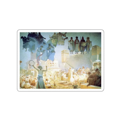 MUCHA, Alphonse Maria - 187 (Artwork) STICKER Vinyl Die-Cut Decal - The Sticker Space