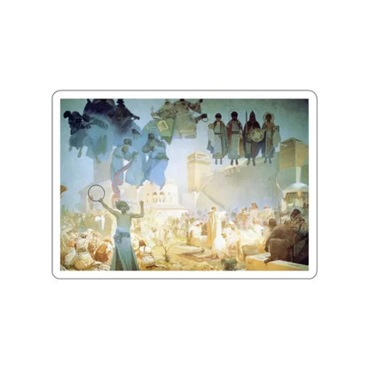 MUCHA, Alphonse Maria - 187 (Artwork) STICKER Vinyl Die-Cut Decal White Die-Cut 2 Inch - The Sticker Space