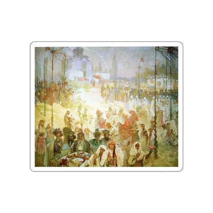 MUCHA, Alphonse Maria - 188 (Artwork) STICKER Vinyl Die-Cut Decal White Die-Cut 2 Inch - The Sticker Space