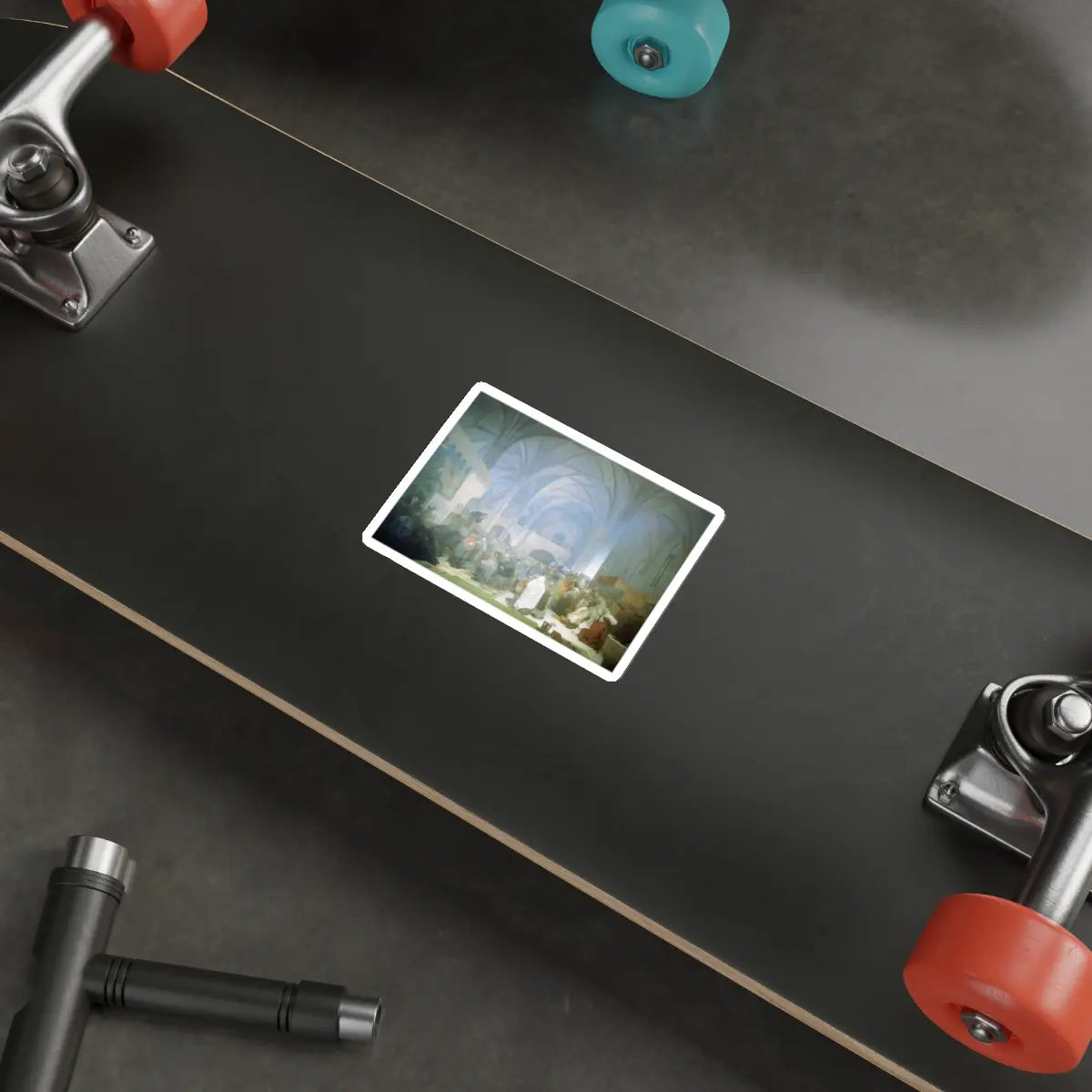 SKU:16720279045934714875 Sticker types:White Shape:Die-Cut Sizes:4" × 4"