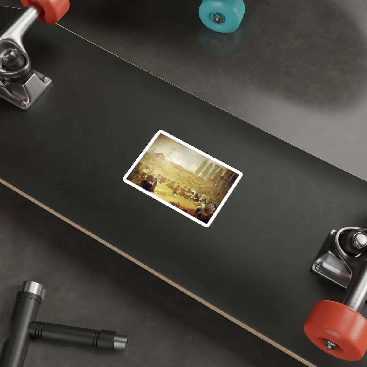 SKU:11266693569728075572 Sticker types:White Shape:Die-Cut Sizes:4" × 4"