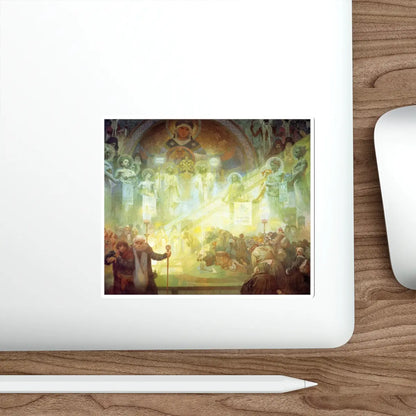 SKU:13662506860858952523 Sticker types:White Shape:Die-Cut Sizes:5" × 5"