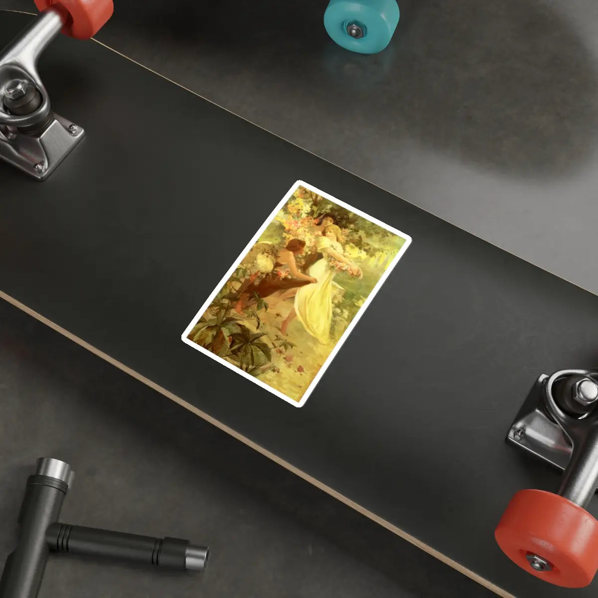 SKU:25232865717152297657 Sticker types:White Shape:Die-Cut Sizes:5" × 5"