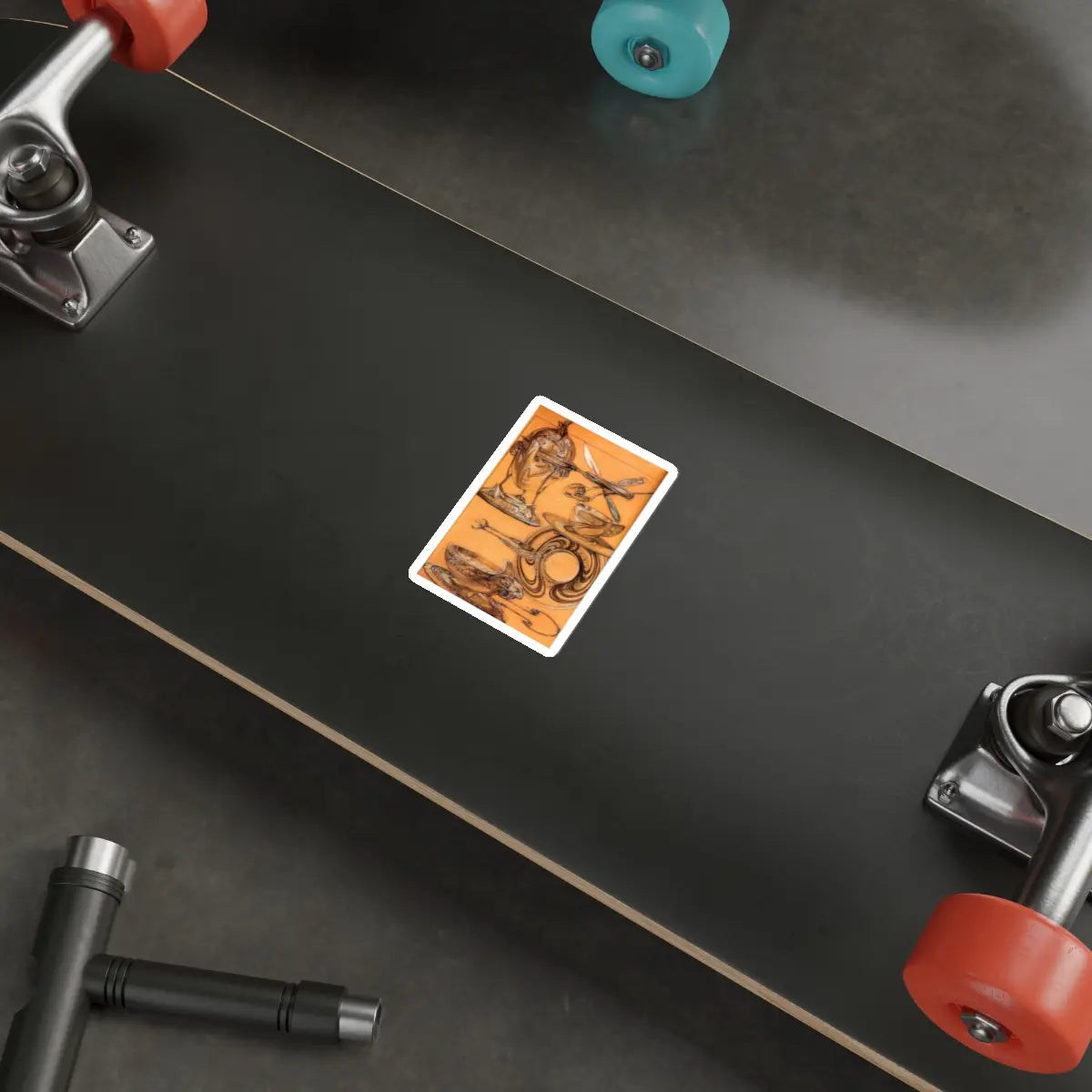 SKU:26889865170258594814 Sticker types:White Shape:Die-Cut Sizes:3" × 3"