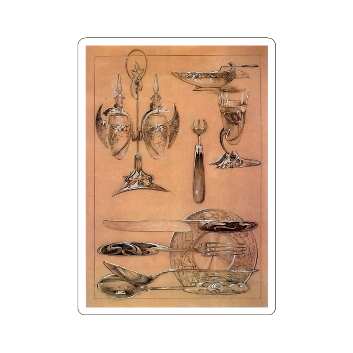 SKU:22263663462921934445 Sticker types:White Shape:Die-Cut Sizes:2" × 2"