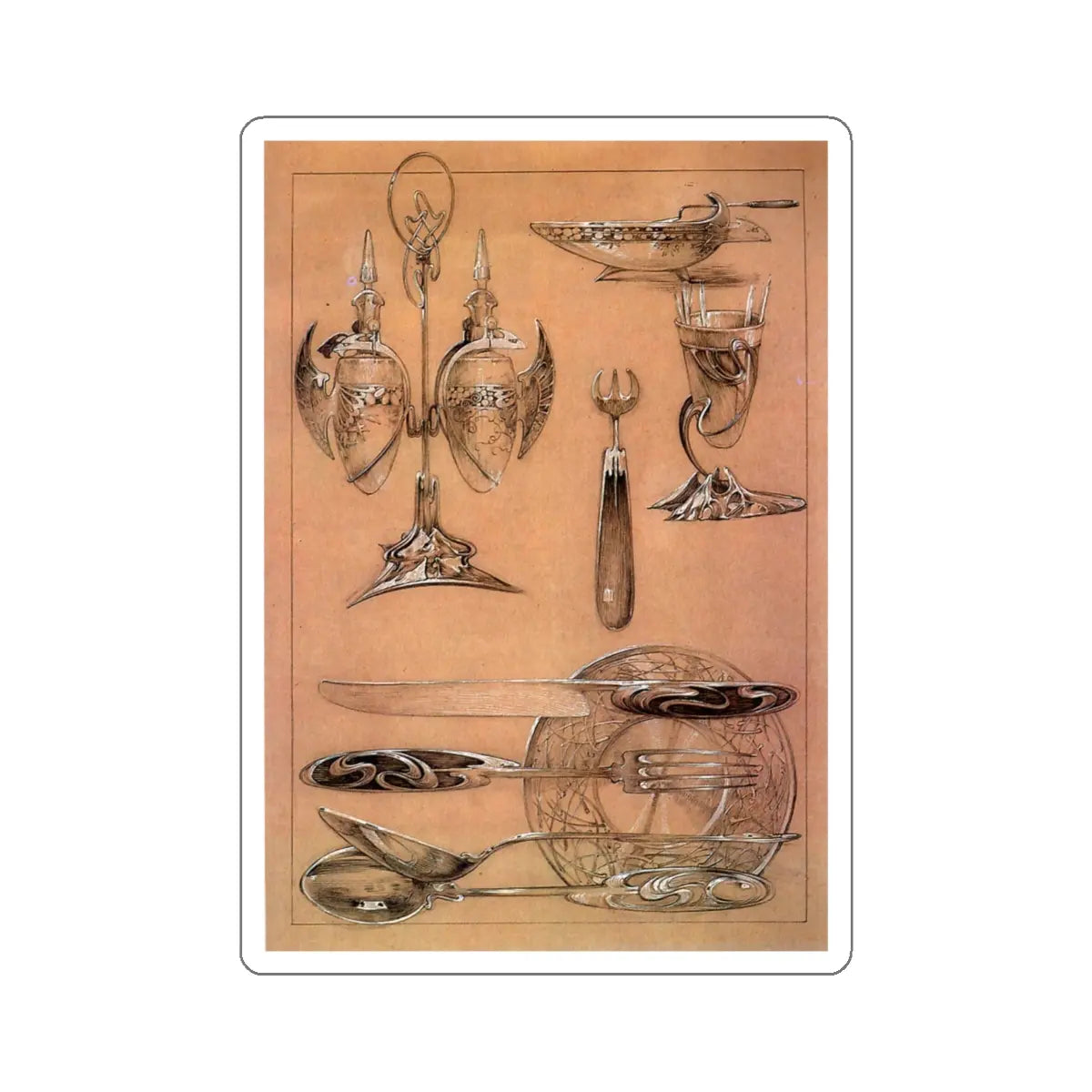 SKU:30798077263148353806 Sticker types:White Shape:Die-Cut Sizes:6" × 6"