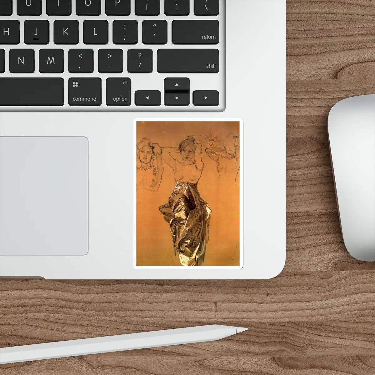 SKU:24534794080639318054 Sticker types:White Shape:Die-Cut Sizes:4" × 4"