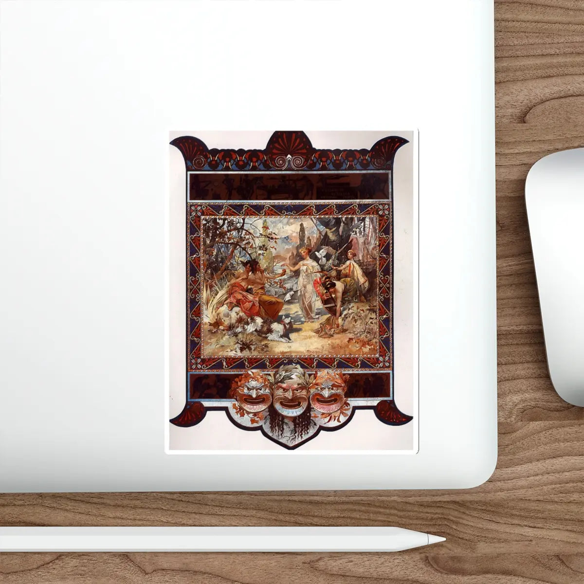 SKU:29029522876687781844 Sticker types:White Shape:Die-Cut Sizes:5" × 5"