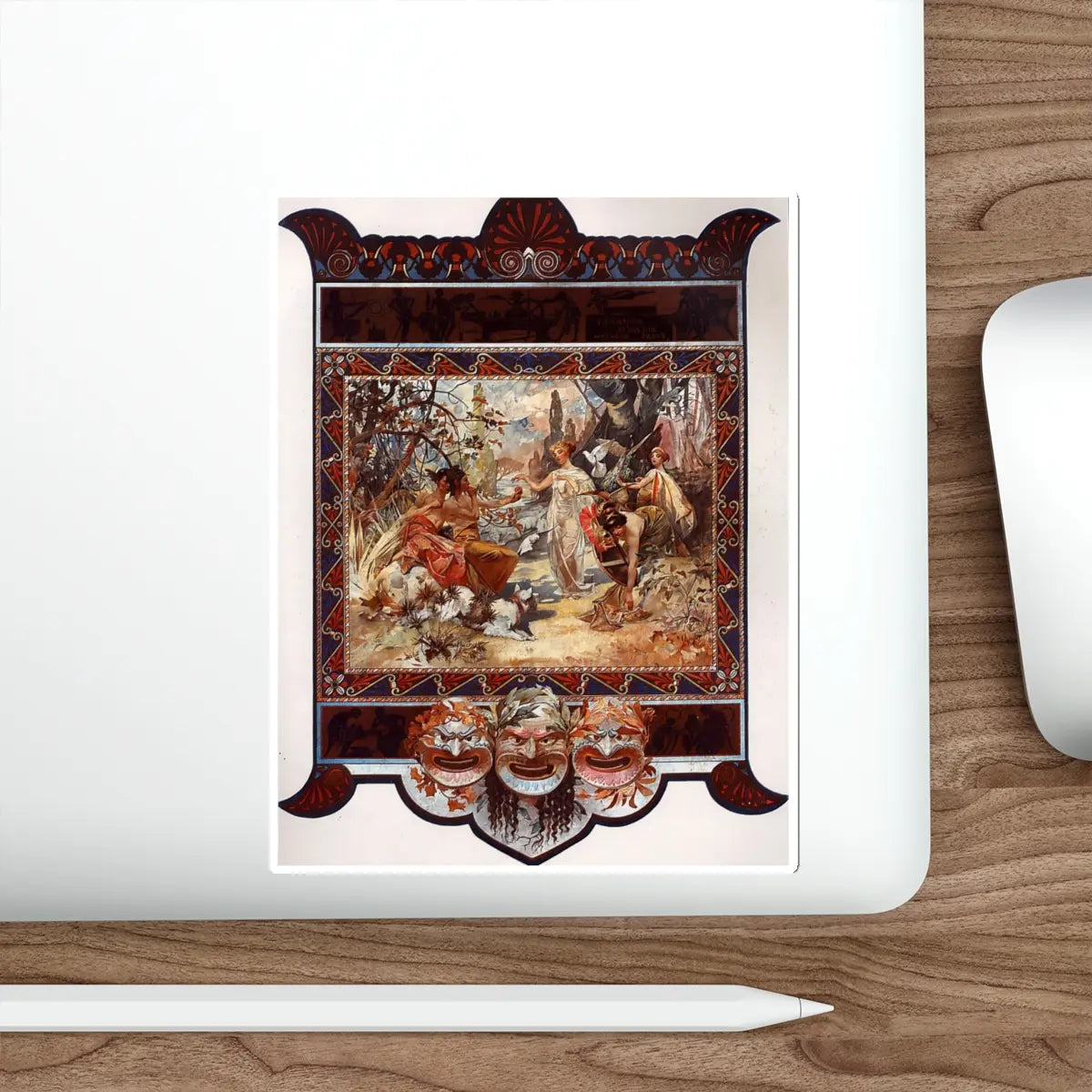 SKU:30122754477598400965 Sticker types:White Shape:Die-Cut Sizes:6" × 6"