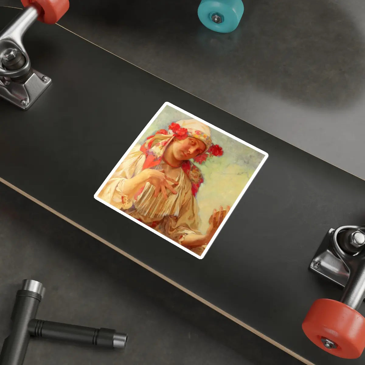 SKU:22464708217888478414 Sticker types:White Shape:Die-Cut Sizes:5" × 5"