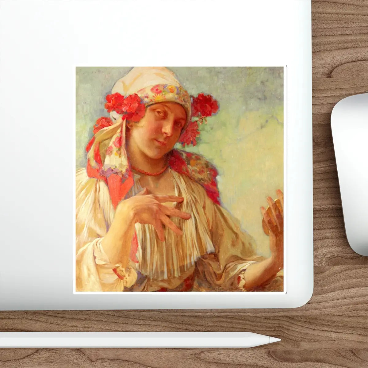 SKU:77313040555961489786 Sticker types:White Shape:Die-Cut Sizes:6" × 6"