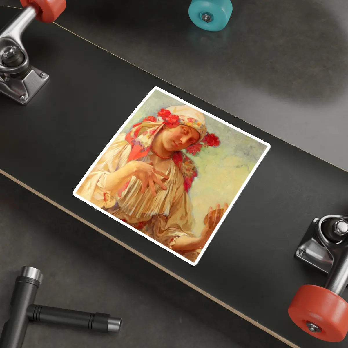 SKU:77313040555961489786 Sticker types:White Shape:Die-Cut Sizes:6" × 6"