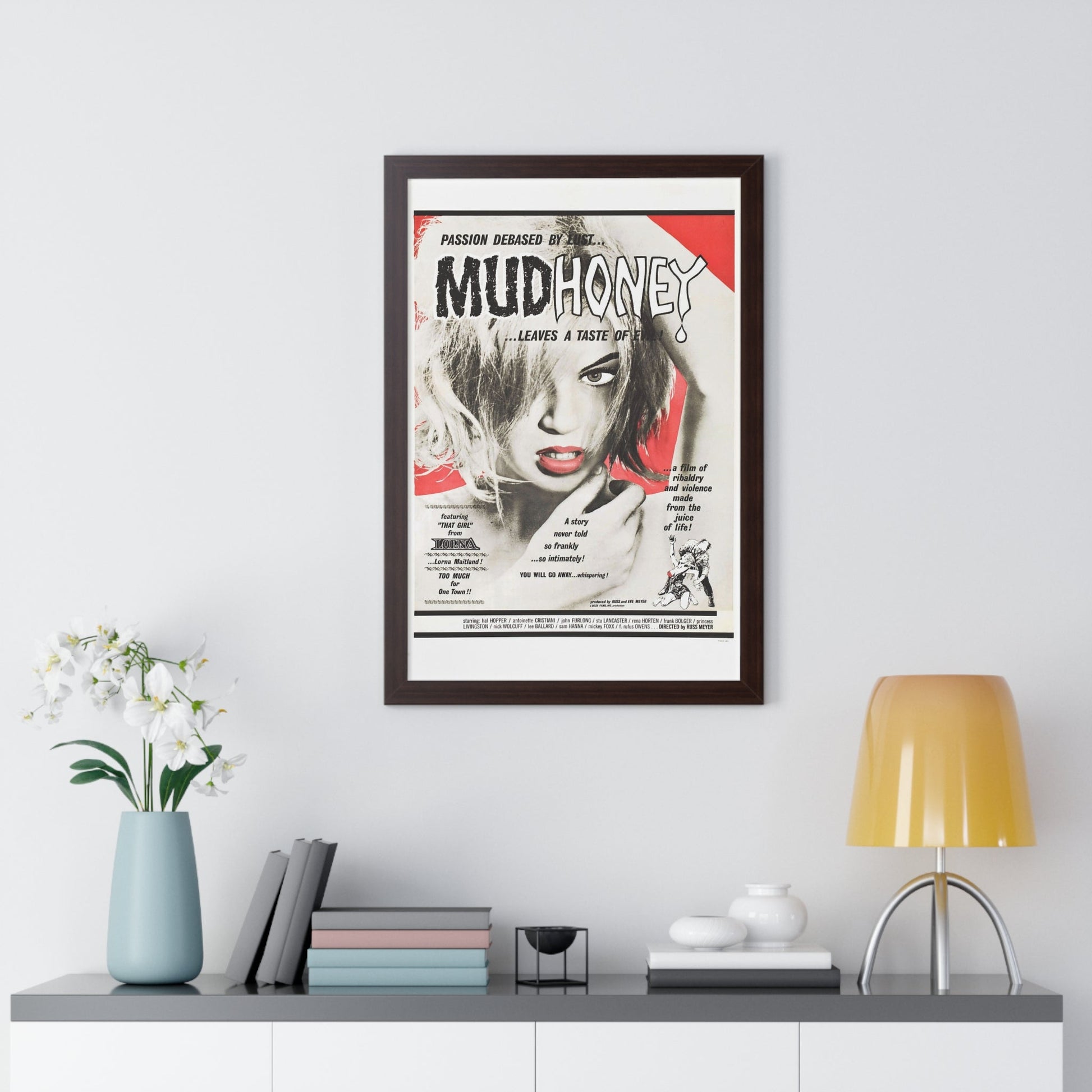 MUDHONEY 1965 - Framed Movie Poster-The Sticker Space