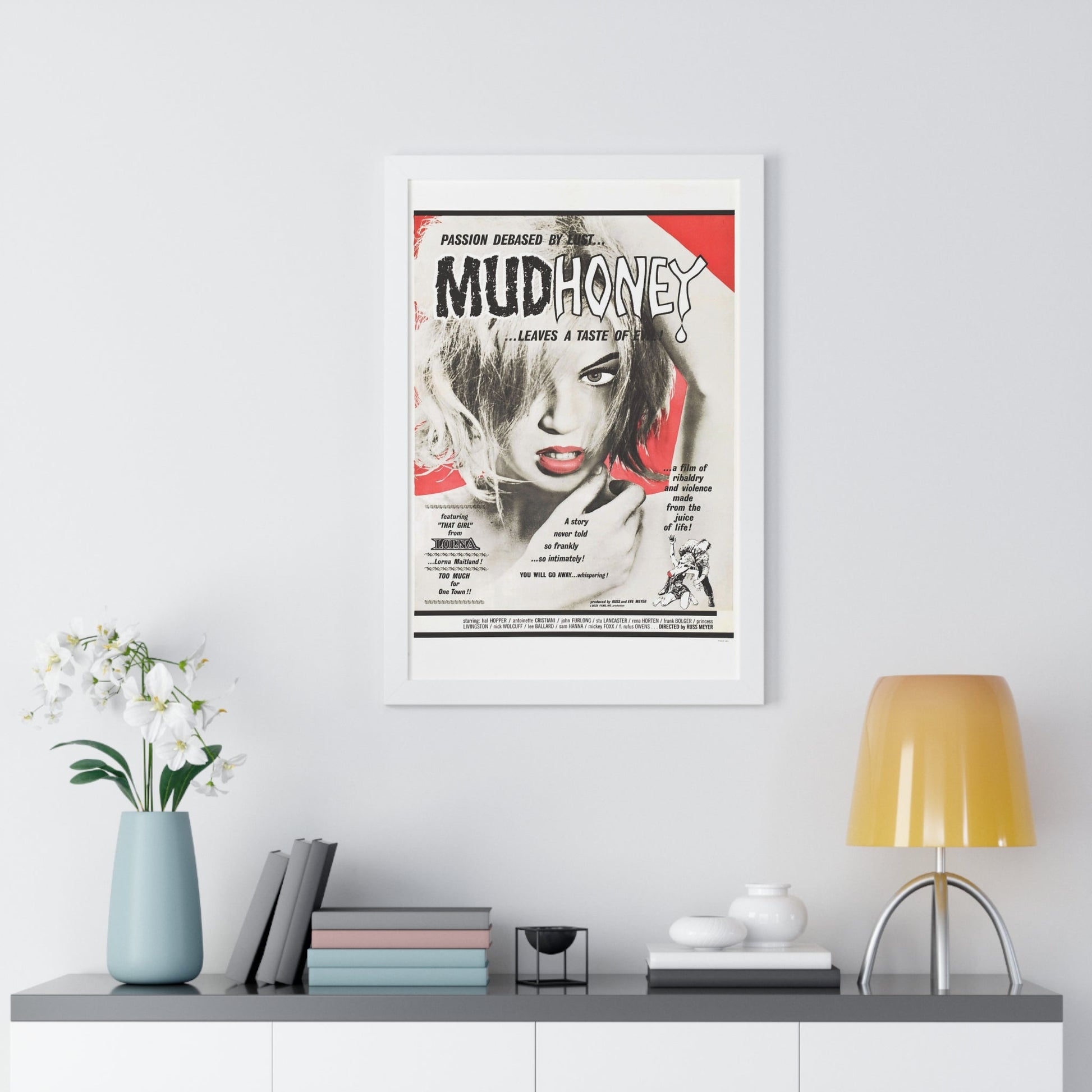 MUDHONEY 1965 - Framed Movie Poster-The Sticker Space