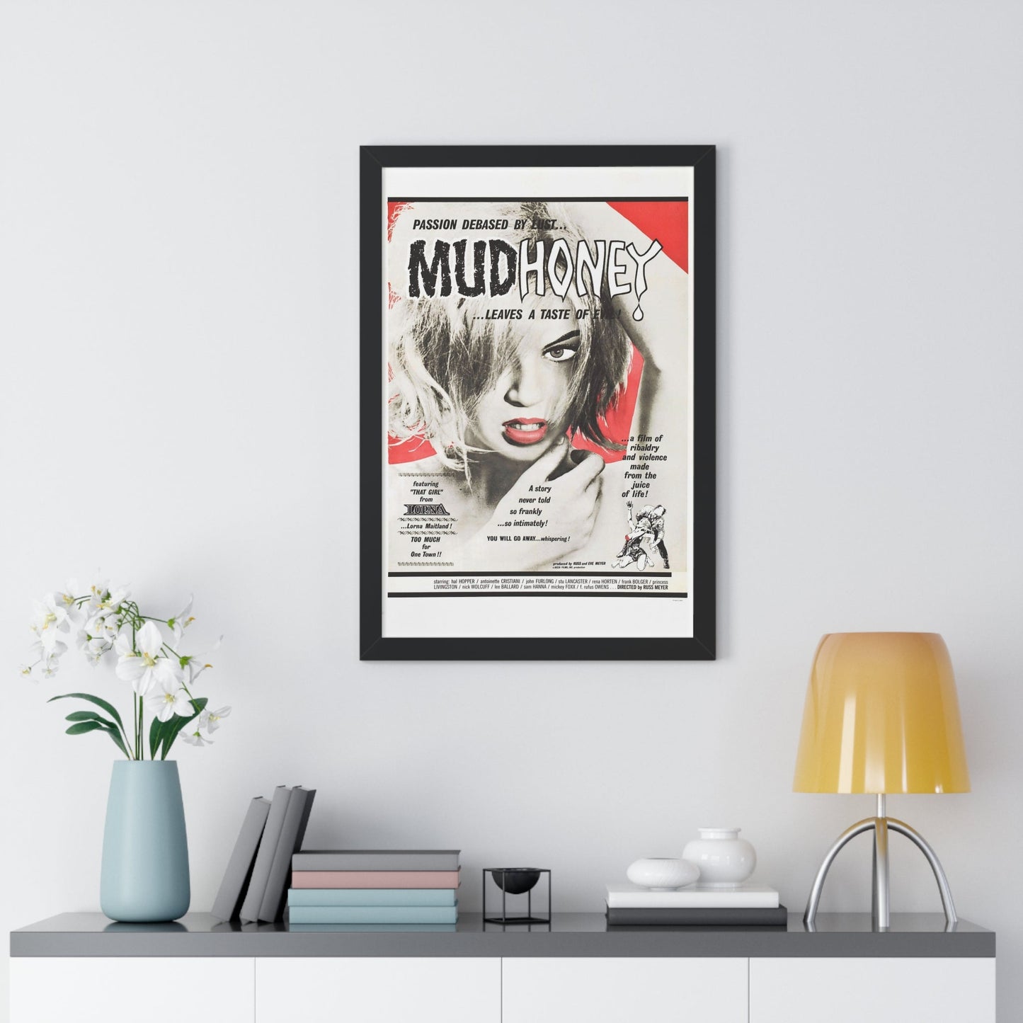 MUDHONEY 1965 - Framed Movie Poster-The Sticker Space