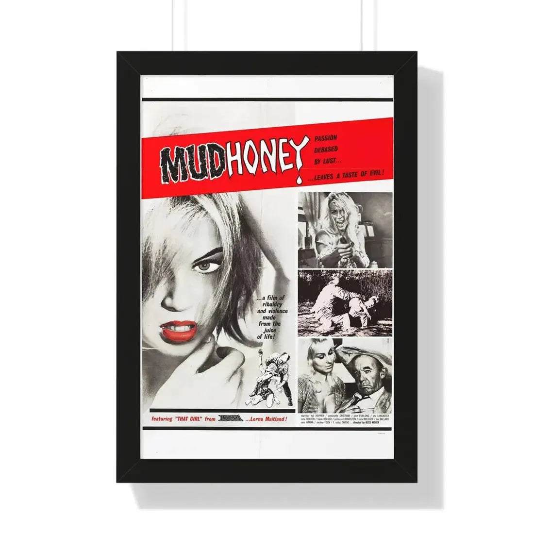 MUDHONEY (2) 1965 - Framed Movie Poster - The Sticker Space
