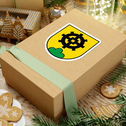 Muelligen-blason (Switzerland) (Coat of Arms) STICKER Vinyl Kiss-Cut Decal - The Sticker Space