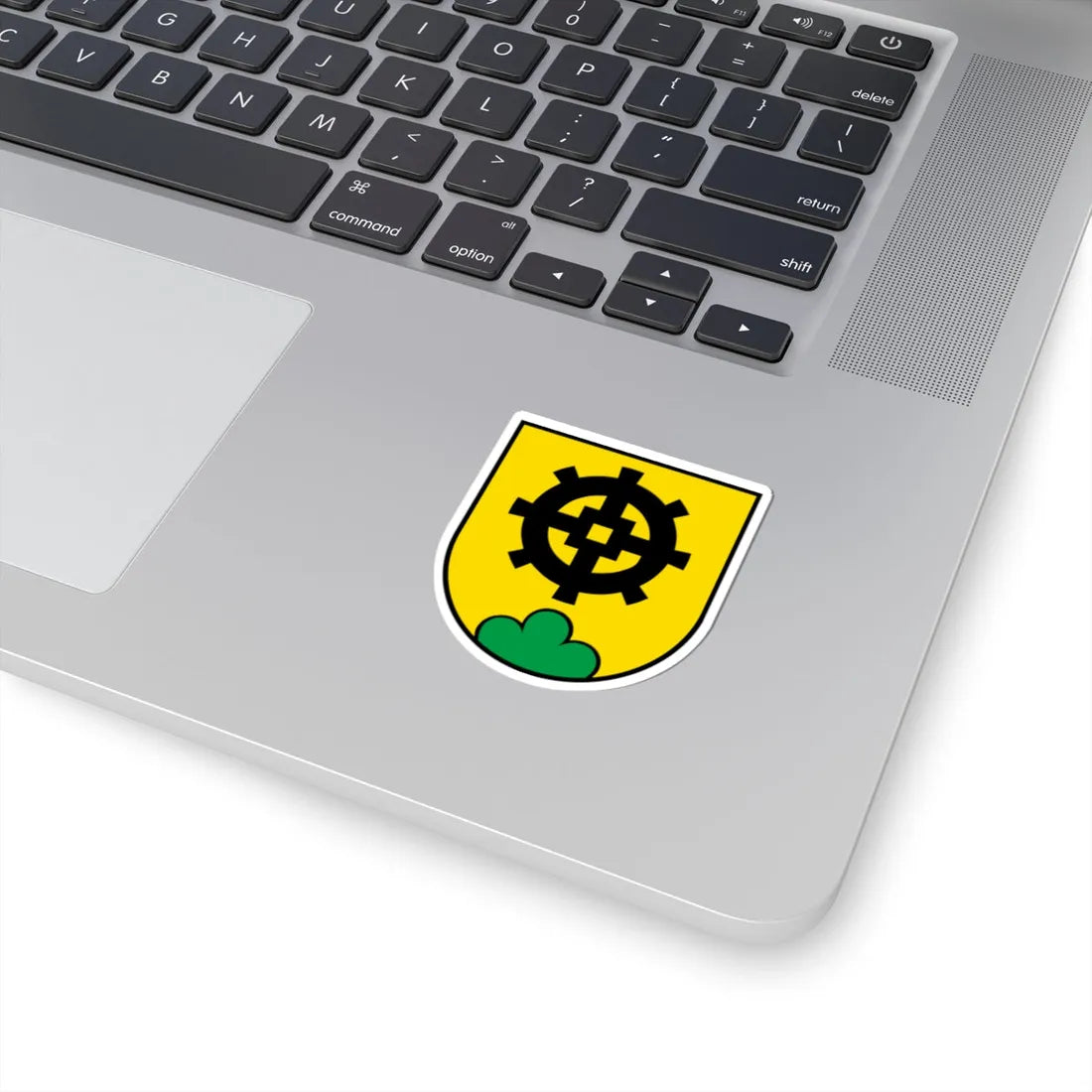 Muelligen-blason (Switzerland) (Coat of Arms) STICKER Vinyl Kiss-Cut Decal - The Sticker Space