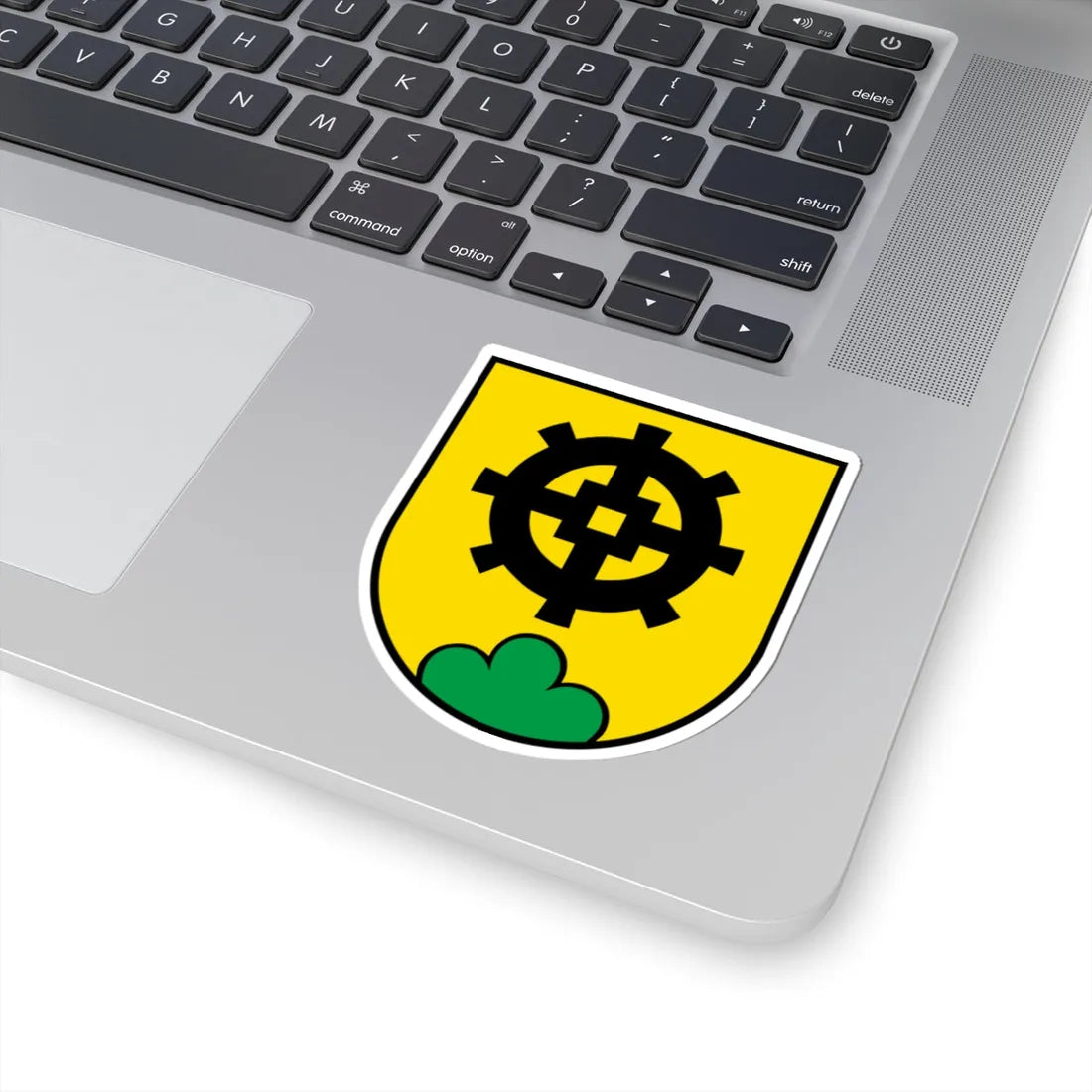 Muelligen-blason (Switzerland) (Coat of Arms) STICKER Vinyl Kiss-Cut Decal - The Sticker Space