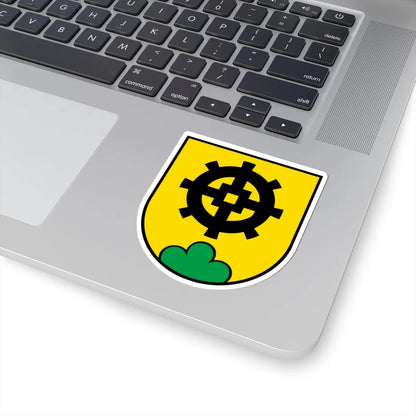 Muelligen-blason (Switzerland) (Coat of Arms) STICKER Vinyl Kiss-Cut Decal - The Sticker Space