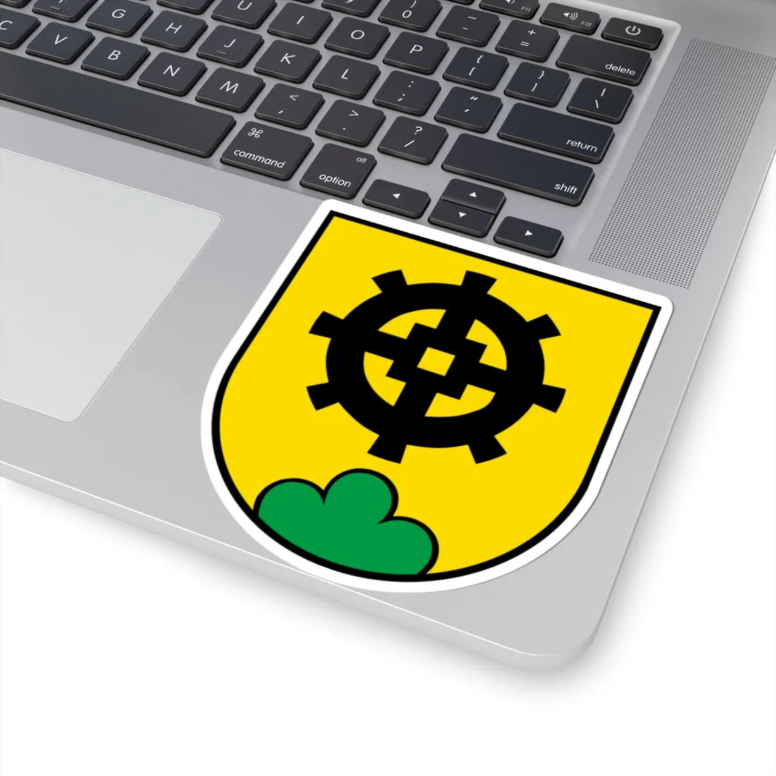Muelligen-blason (Switzerland) (Coat of Arms) STICKER Vinyl Kiss-Cut Decal - The Sticker Space