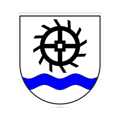 Mulegns wappen (Switzerland) (Coat of Arms) STICKER Vinyl Kiss-Cut Decal 2 Inch White - The Sticker Space