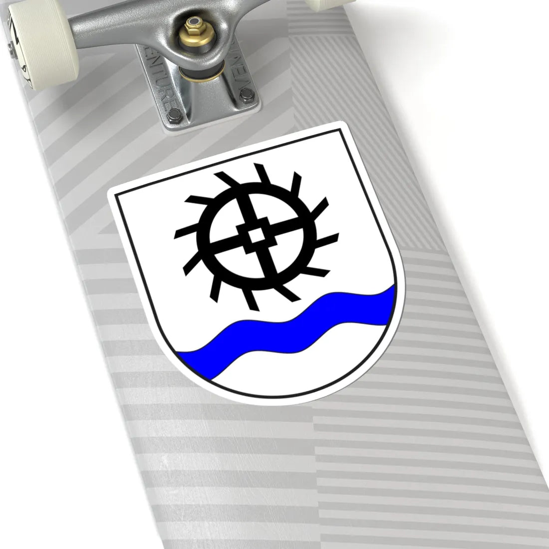 Mulegns wappen (Switzerland) (Coat of Arms) STICKER Vinyl Kiss-Cut Decal - The Sticker Space