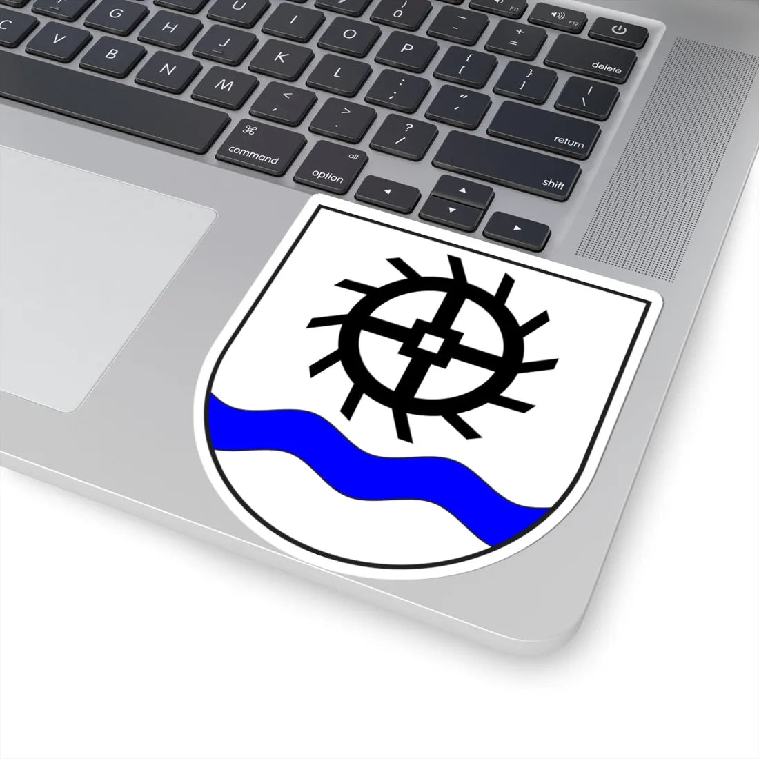 Mulegns wappen (Switzerland) (Coat of Arms) STICKER Vinyl Kiss-Cut Decal - The Sticker Space