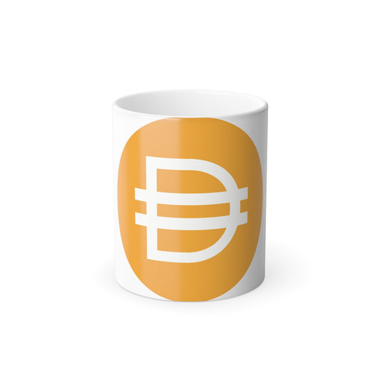 MULTI COLLATERAL DAI DAI (Cryptocurrency) Color Changing Mug 11oz-11oz-The Sticker Space