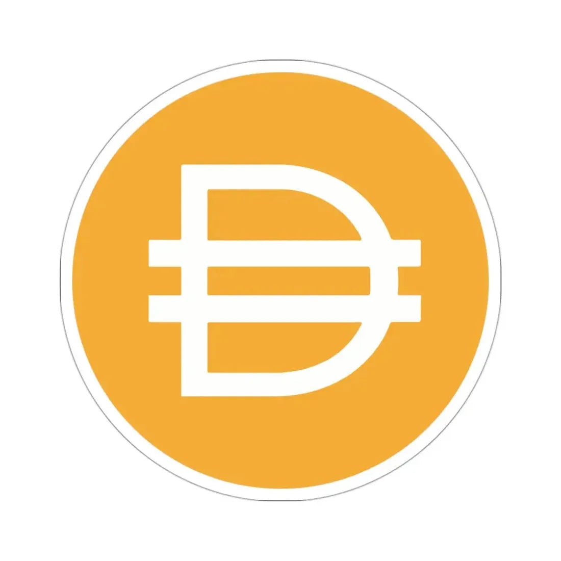 MULTI COLLATERAL DAI DAI (Cryptocurrency) STICKER Vinyl Die-Cut Decal 3 Inch - The Sticker Space