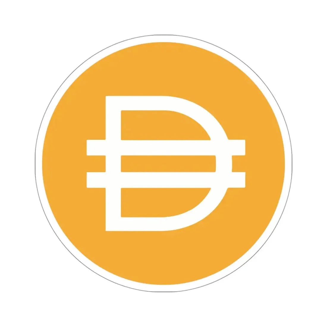 MULTI COLLATERAL DAI DAI (Cryptocurrency) STICKER Vinyl Die-Cut Decal 4 Inch - The Sticker Space