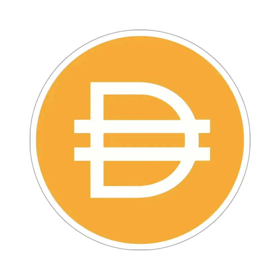 MULTI COLLATERAL DAI DAI (Cryptocurrency) STICKER Vinyl Die-Cut Decal 5 Inch - The Sticker Space