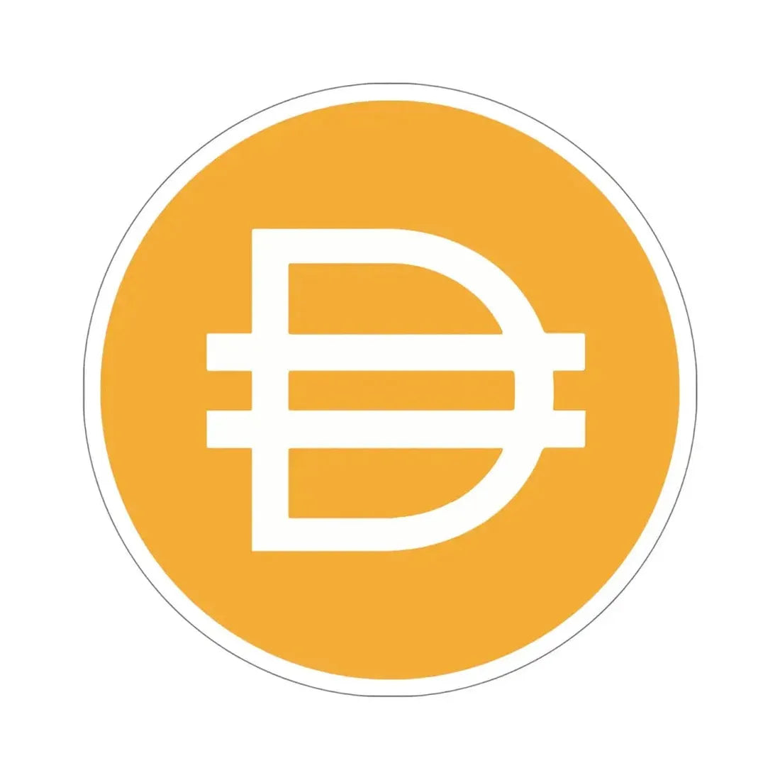 MULTI COLLATERAL DAI DAI (Cryptocurrency) STICKER Vinyl Die-Cut Decal 6 Inch - The Sticker Space