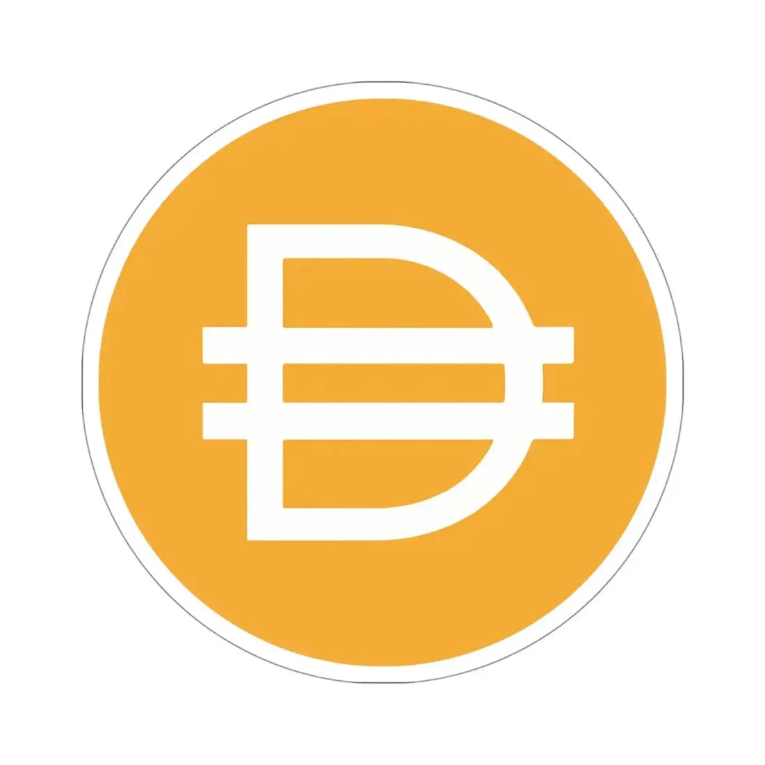 MULTI COLLATERAL DAI DAI (Cryptocurrency) STICKER Vinyl Die-Cut Decal - The Sticker Space