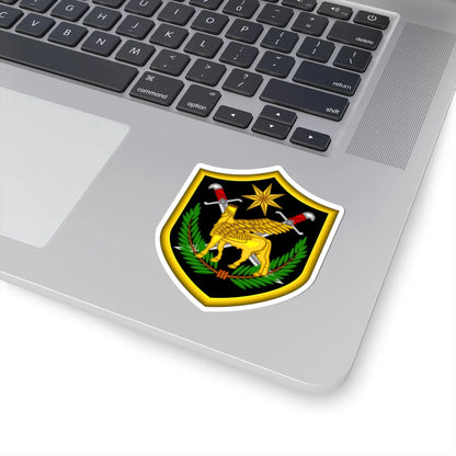 Multi-National Force-Iraq Shoulder Sleeve Insignia (Iraq) (Coat of Arms) STICKER Vinyl Kiss-Cut Decal - The Sticker Space