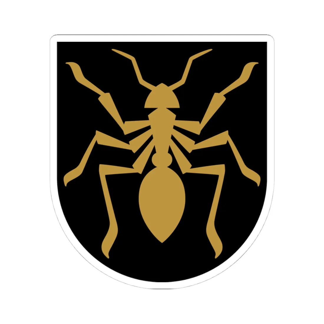 Multia vaakuna (Finland) (Coat of Arms) STICKER Vinyl Kiss-Cut Decal 4 Inch White - The Sticker Space