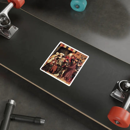 SKU:27353174597473480167 Sticker types:White Shape:Die-Cut Sizes:4" × 4"