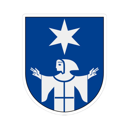 Munck af Fulkila vapen alternativ (Sweden) (Coat of Arms) STICKER Vinyl Kiss-Cut Decal 4 Inch White - The Sticker Space