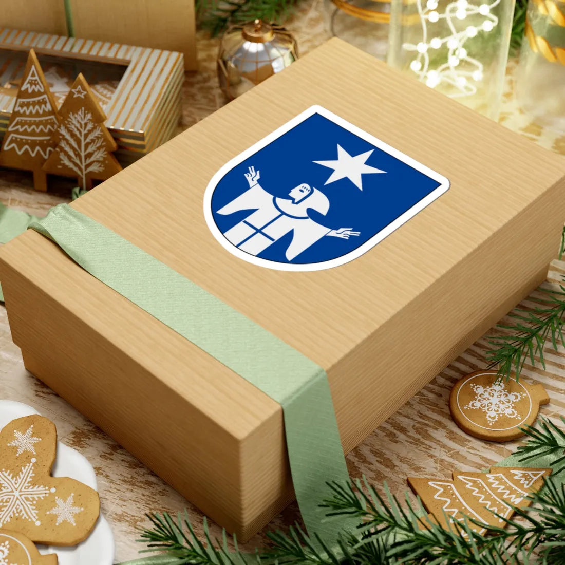 Munck af Fulkila vapen alternativ (Sweden) (Coat of Arms) STICKER Vinyl Kiss-Cut Decal - The Sticker Space