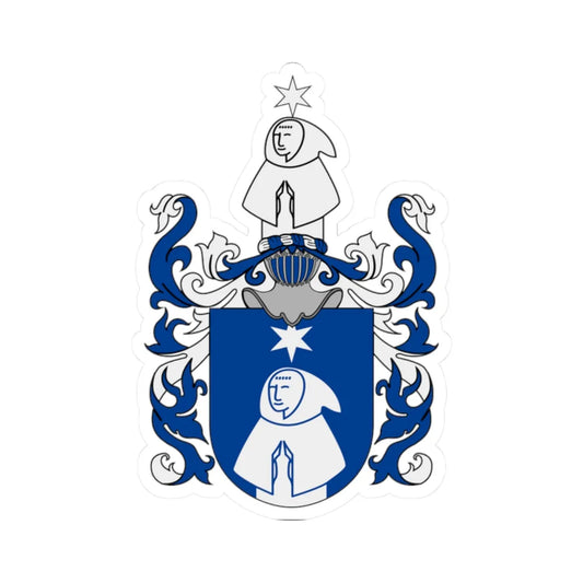 Munck af Fulkila vapen hela (Sweden) (Coat of Arms) STICKER Vinyl Kiss-Cut Decal 2 Inch White - The Sticker Space