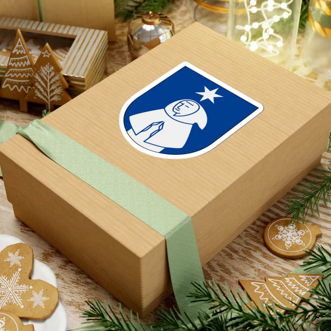 Munck af Fulkila vapen (Sweden) (Coat of Arms) STICKER Vinyl Kiss-Cut Decal - The Sticker Space